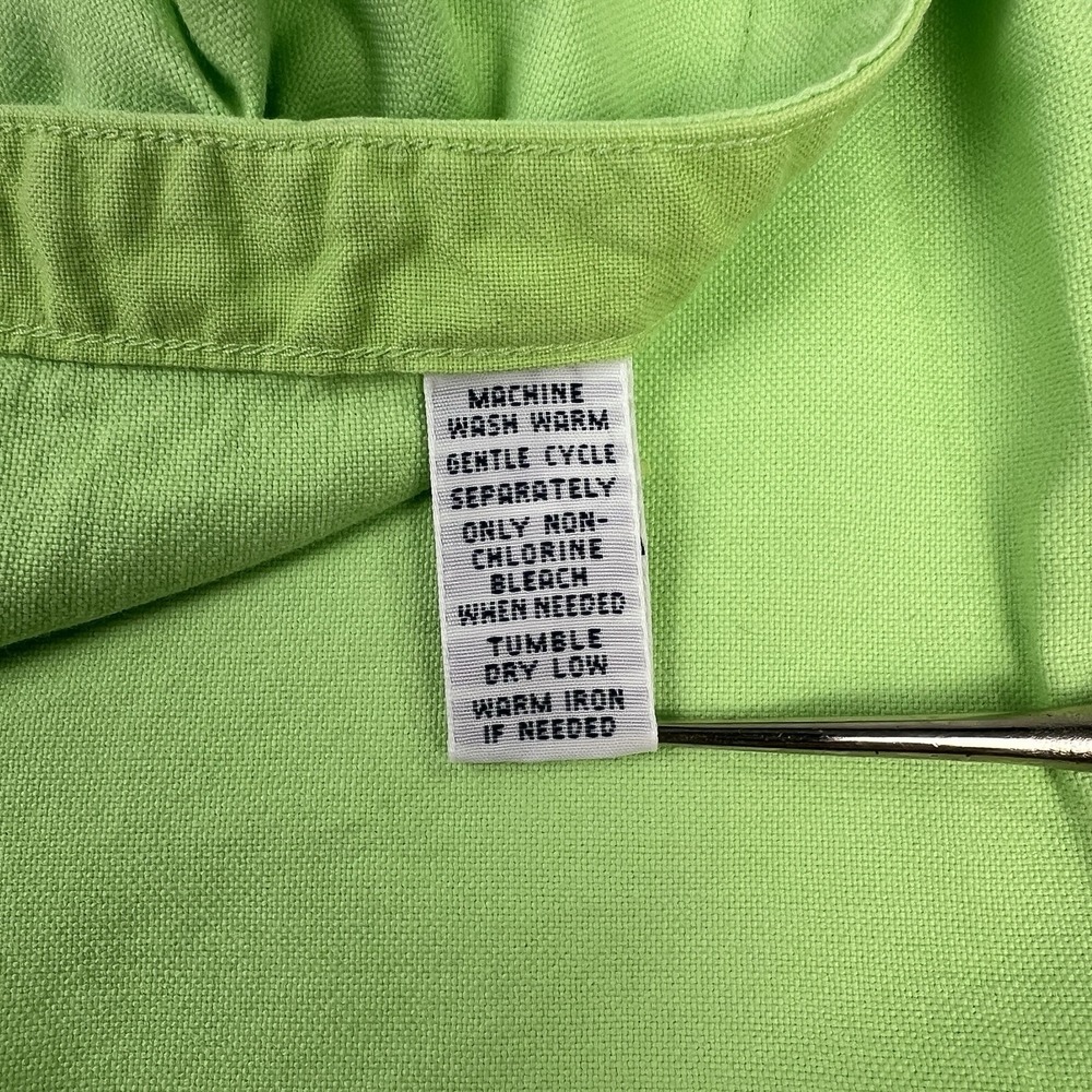 Vtg Polo Ralph Lauren Men's XL Button Down Shirt Lime Green Pink Pony Preppy Y2K - Picture 8 of 13